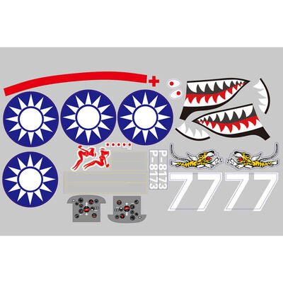 Decal Sheet: 980mm P-40 Decal Sheet: 980mm P-40