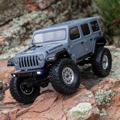 1/24 SCX24 2019 Jeep Wrangler JLU CRC 4X4 RTR Brushed Rock Crawler (Battery & Charger Included), Gray 1/24 SCX24 2019 Jeep Wrangler JLU CRC 4X4 RTR Brushed Rock Crawler (Battery & Charger Included), Gray