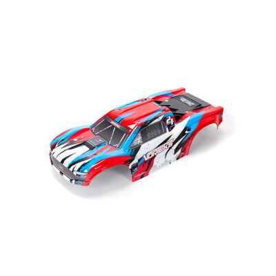 1/10 Painted Body, Red/Blue: VORTEKS 4X4 BLX 1/10 Painted Body, Red/Blue: VORTEKS 4X4 BLX