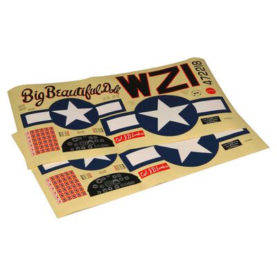 Decal: Giant P-51D Mustang Decal: Giant P-51D Mustang