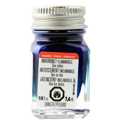 Enamel 1/4 oz Metal Flake Blue Enamel 1/4 oz Metal Flake Blue