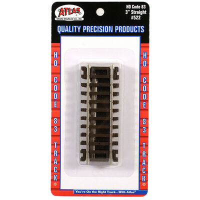 HO Code 83 3" Straight (4) HO Code 83 3" Straight (4)