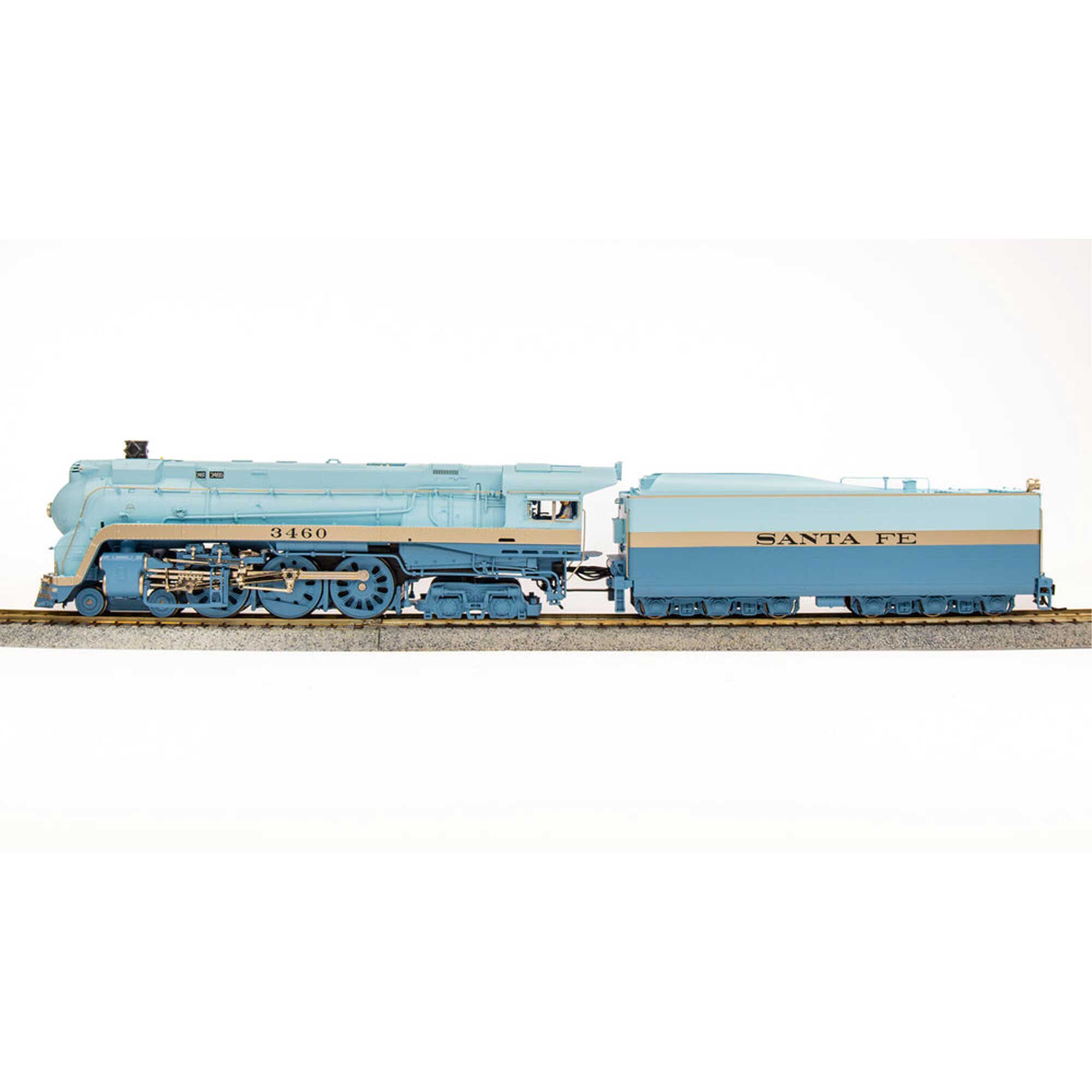 Broadway Limited Imports HO ATSF Blue Goose Locomotive, #3460