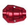 Red Aluminum Diff Cover, 1/18 Redcat Ascent 18