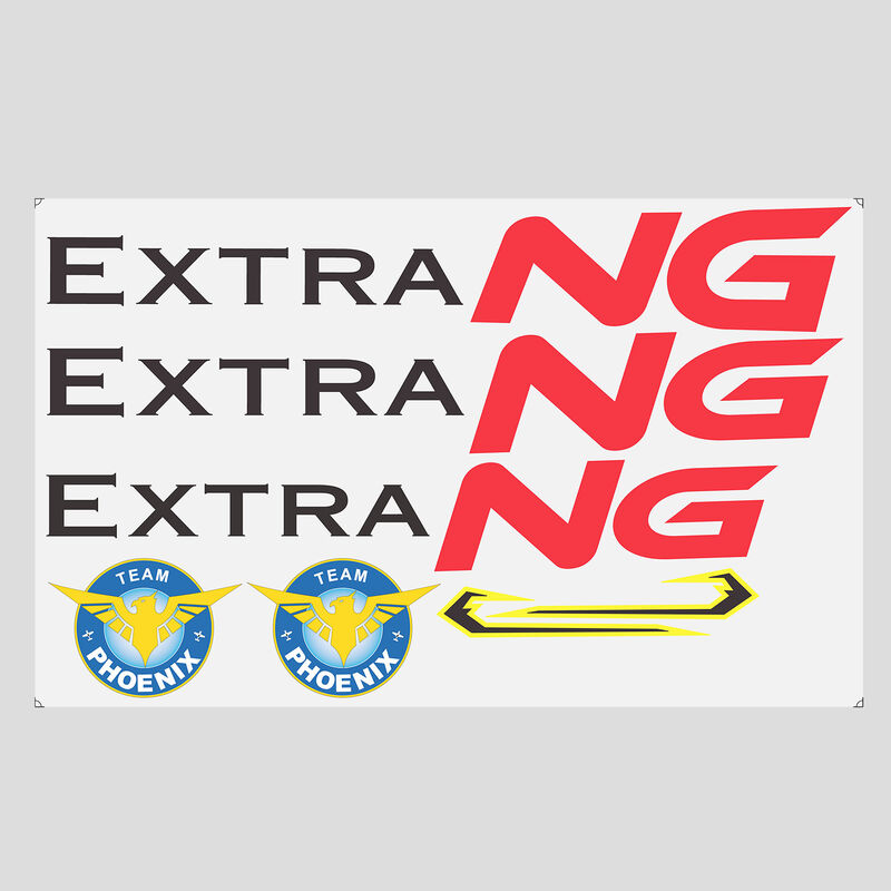 Decal Sheet: Extra NG 50-60cc