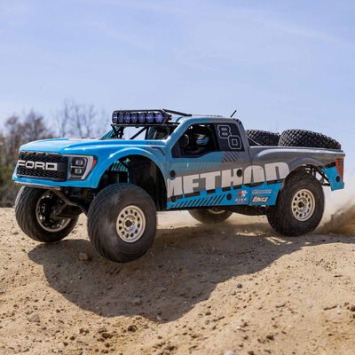 1/10 Baja Rey 2.0 Ford Raptor Method 3S 4X4 RTR Brushless, Blue 1/10 Baja Rey 2.0 Ford Raptor Method 3S 4X4 RTR Brushless, Blue