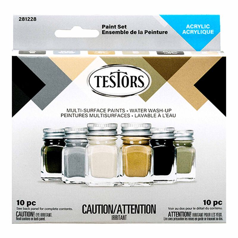 6 Piece Acrylic Paint Set, Camoulfage