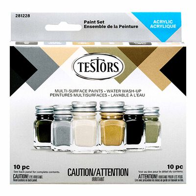 6 Piece Acrylic Paint Set, Camoulfage 6 Piece Acrylic Paint Set, Camoulfage