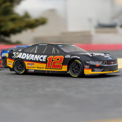 1/12 NASCAR RC Race Car Ryan Blaney No. 12 Advance Auto 2025 Ford Mustang 2S AWD RTR Brushed On-Road (Battery & Charger Included) 1/12 NASCAR RC Race Car Ryan Blaney No. 12 Advance Auto 2025 Ford Mustang 2S AWD RTR Brushed On-Road (Battery & Charger Included)