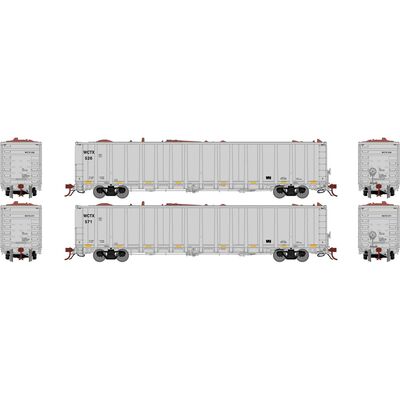 N NSC 6400 Gondola with Load, WCTX #526, 571 (2) N NSC 6400 Gondola with Load, WCTX #526, 571 (2)