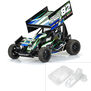 1/10 Sprint Car Light Weight Clear Body Panel Kit: Losi Sprint Car