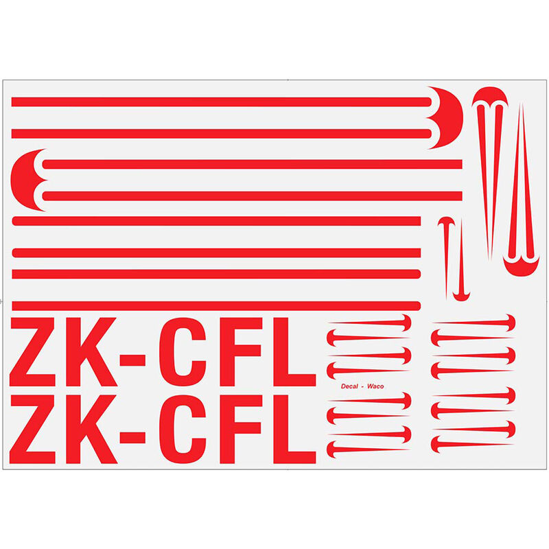 Decals Waco 50-61cc Gas EP ARF 90.5"