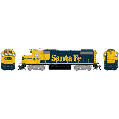 HO GEN GP38-2 Locomotive w/DCC & Sound, ATSF 'Yellow Bonnet' #2377 HO GEN GP38-2 Locomotive w/DCC & Sound, ATSF 'Yellow Bonnet' #2377