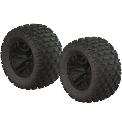 1/10 dBoots Fortress MT 2.2/3.0 Pre-Mounted Tires, 14mm Hex, Black (2) 1/10 dBoots Fortress MT 2.2/3.0 Pre-Mounted Tires, 14mm Hex, Black (2)
