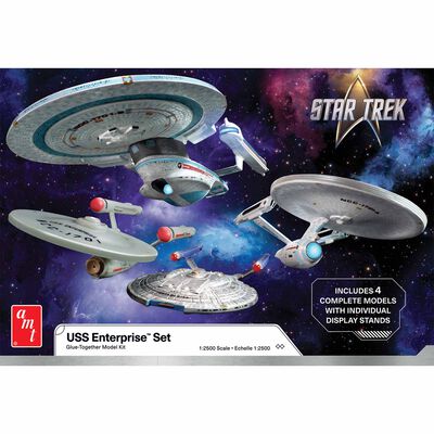 1/2500 Star Trek: U.S.S. Enterprise Four Ship Model Set 1/2500 Star Trek: U.S.S. Enterprise Four Ship Model Set