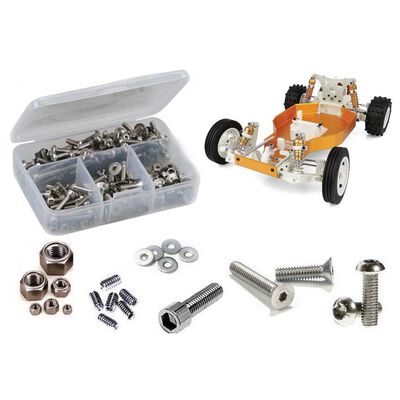 Stainless Steel Screw Kit: 1/10 Team Associated RC10 40th Anniversary Stainless Steel Screw Kit: 1/10 Team Associated RC10 40th Anniversary