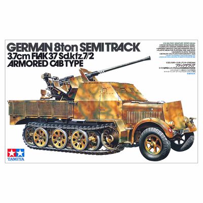 1/35 German 8ton Semi-Track 3.7cm Flak 37 Sd.kfz. 7/2 Armored Cab Type 1/35 German 8ton Semi-Track 3.7cm Flak 37 Sd.kfz. 7/2 Armored Cab Type