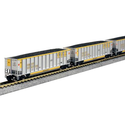 (N)Bethgon Coalporter 8 Car Set CSX (N)Bethgon Coalporter 8 Car Set CSX