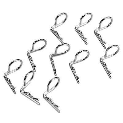 1/18 Silver Bent Body Clip 90 Degree 1/18 Silver Bent Body Clip 90 Degree