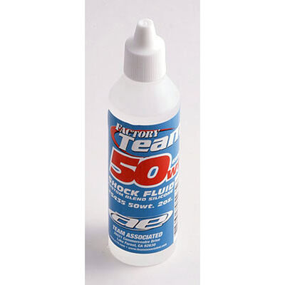 Factory Team Silicone Shock Fluid, 50Wt (640 cSt) 2oz Factory Team Silicone Shock Fluid, 50Wt (640 cSt) 2oz
