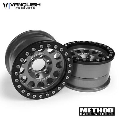 Method 1.9 Race Wheel 105, Grey/Black Anodized Method 1.9 Race Wheel 105, Grey/Black Anodized
