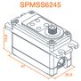 S6245 Low Profile Digital High Speed High Torque Surface Servo