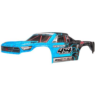 1/10 Painted Body with Decals, Blue: SENTON 4x4 Mega 1/10 Painted Body with Decals, Blue: SENTON 4x4 Mega