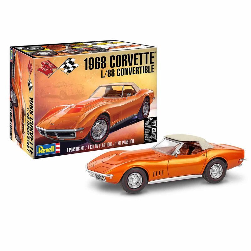 1/25 1968 Corvette L-88 Roadster Model Kit