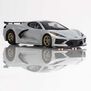 HO 2019 Chevy Corvette C8 Mega G+ Slot Car, Metallic Ceramic Matrix