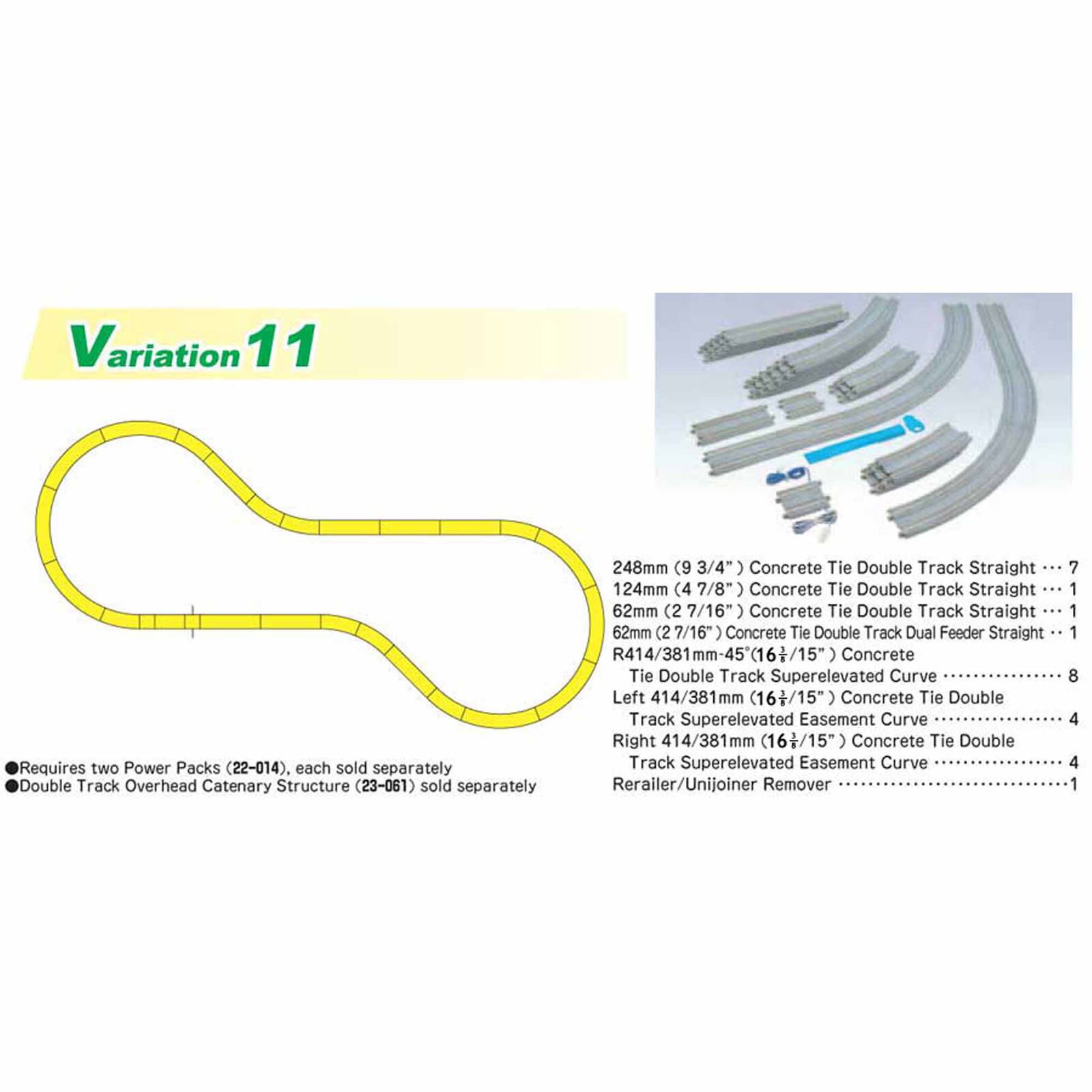 N V11 Double Track Set
