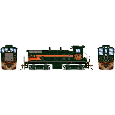 HO ATH SW1500 Locomotive w/DCC & Sound, IHB #1512 HO ATH SW1500 Locomotive w/DCC & Sound, IHB #1512
