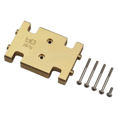 23.7g Brass Skid Plate: Axial AX24 23.7g Brass Skid Plate: Axial AX24