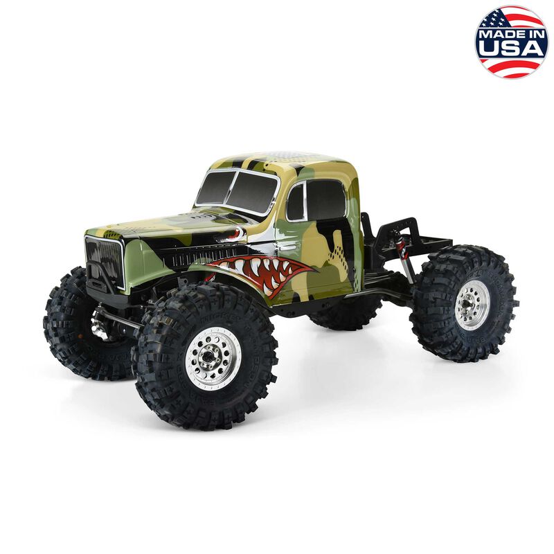 1/10 Limited Edition Pre-Cut/Pre-Painted Comp Wagon Cab-Only Body 12.3" (313mm) Wheelbase Crawlers, Camo