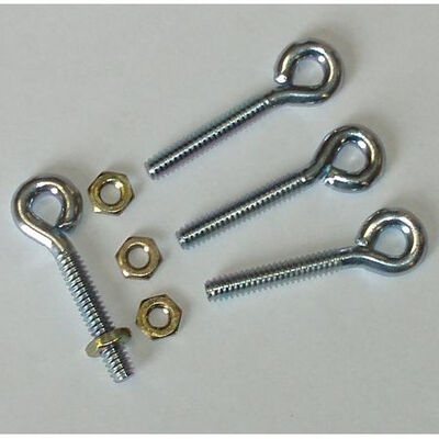 4-40 Threaded Eyebolts (4) 4-40 Threaded Eyebolts (4)