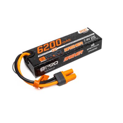 7.4V 6200mAh 2S 120C Smart G2 Pro Basher LiPo Battery: IC5 7.4V 6200mAh 2S 120C Smart G2 Pro Basher LiPo Battery: IC5