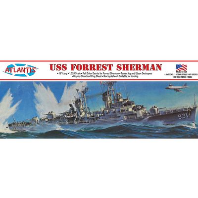 USS Forrest Sherman Destroyer 1/320 Plastic Model USS Forrest Sherman Destroyer 1/320 Plastic Model