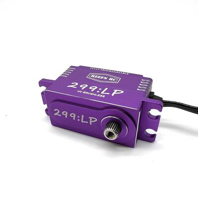 299:LP Low Profile Digital Metal Gear Waterproof Programmable Servo, Purple 299:LP Low Profile Digital Metal Gear Waterproof Programmable Servo, Purple