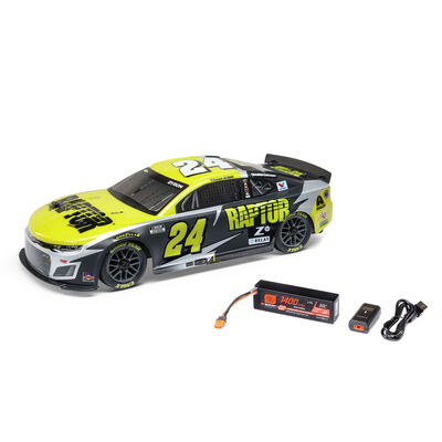 1/12 NASCAR RC Race Car William Byron No. 24 Raptor 2025 Chevrolet Camaro ZL1 2S AWD RTR Brushed On-Road (Battery & Charger Included) 1/12 NASCAR RC Race Car William Byron No. 24 Raptor 2025 Chevrolet Camaro ZL1 2S AWD RTR Brushed On-Road (Battery & Charger Included)