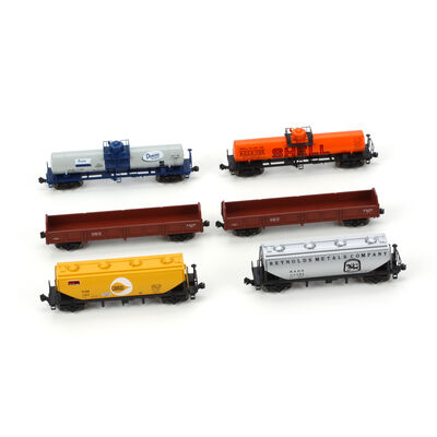 N Mixed Freight Car Set (6) N Mixed Freight Car Set (6)