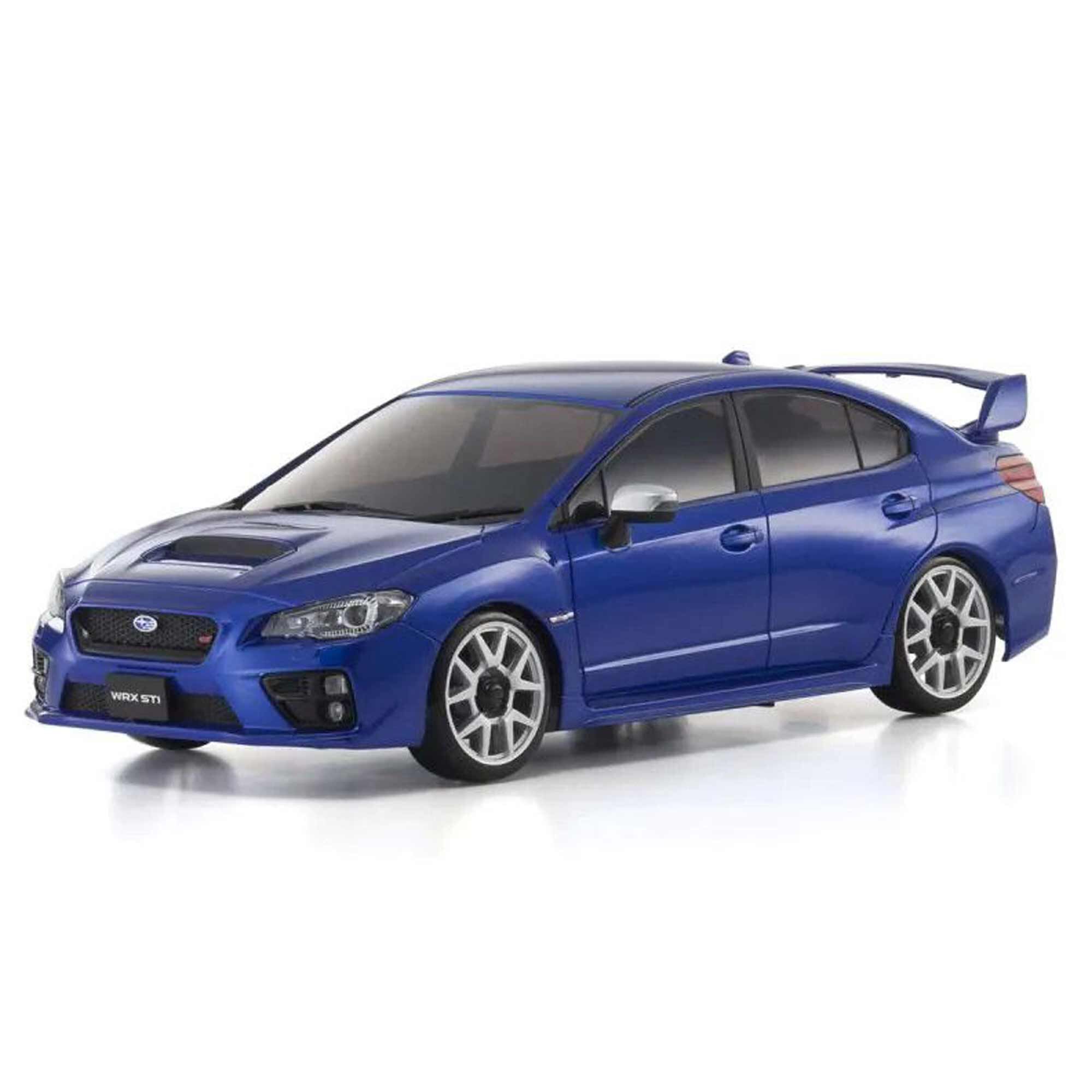 Kyosho 1/28 Subaru WRX STI WR MINI-Z AWD RTR, Blue | Tower Hobbies
