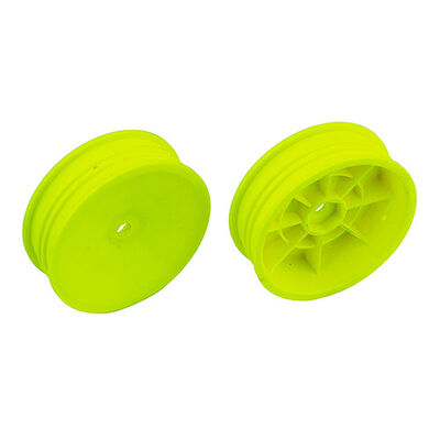 1/10 12mm Hex 2.2 Slim Front Buggy Wheels, Yellow (2) 1/10 12mm Hex 2.2 Slim Front Buggy Wheels, Yellow (2)