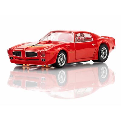 HO 1972 TransAm Firebird Mega G+ Slot Car, Red HO 1972 TransAm Firebird Mega G+ Slot Car, Red