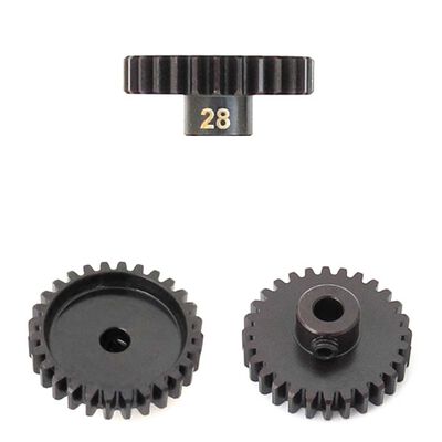 M5 Pinion Gear, 28T, MOD1, 5mm Bore, M5 Set Screw M5 Pinion Gear, 28T, MOD1, 5mm Bore, M5 Set Screw