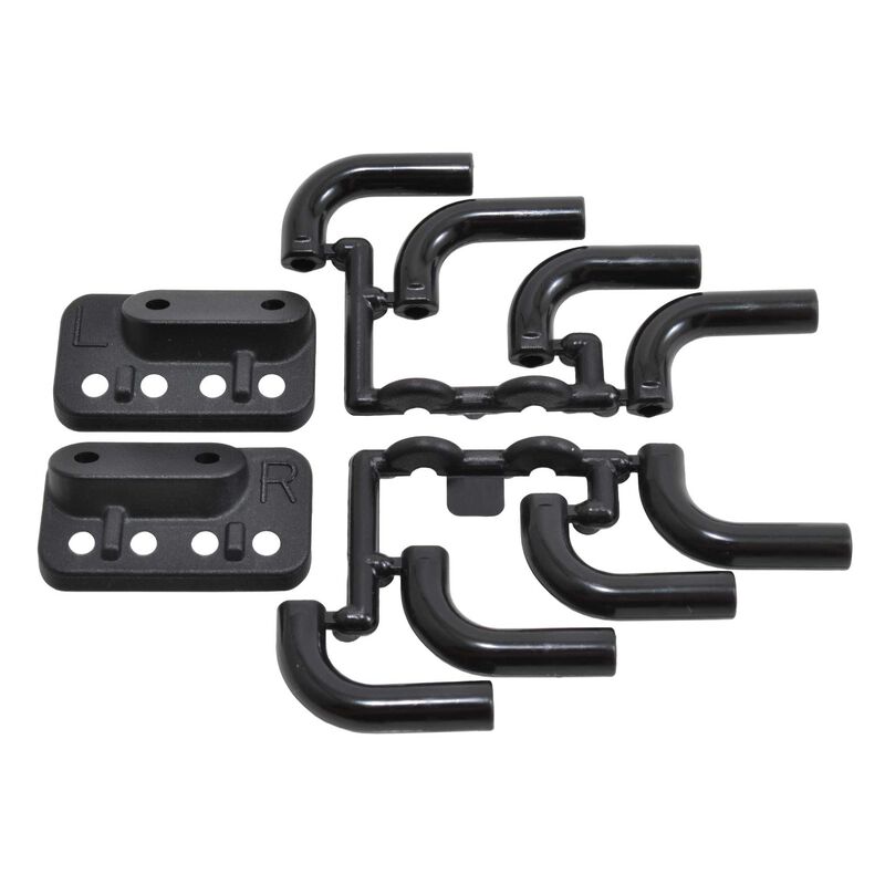 Zoomies Mock Exhaust Headers Black