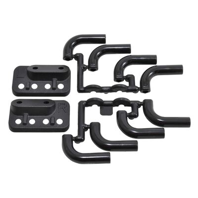 Zoomies Mock Exhaust Headers Black Zoomies Mock Exhaust Headers Black