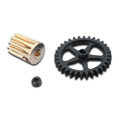 Brushless Conversion, 0.5M Spur Gear and 12T Pinion Gear: SCX24 Brushless Conversion, 0.5M Spur Gear and 12T Pinion Gear: SCX24