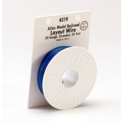 50' Stranded Wire, 20Gauge/Blue 50' Stranded Wire, 20Gauge/Blue