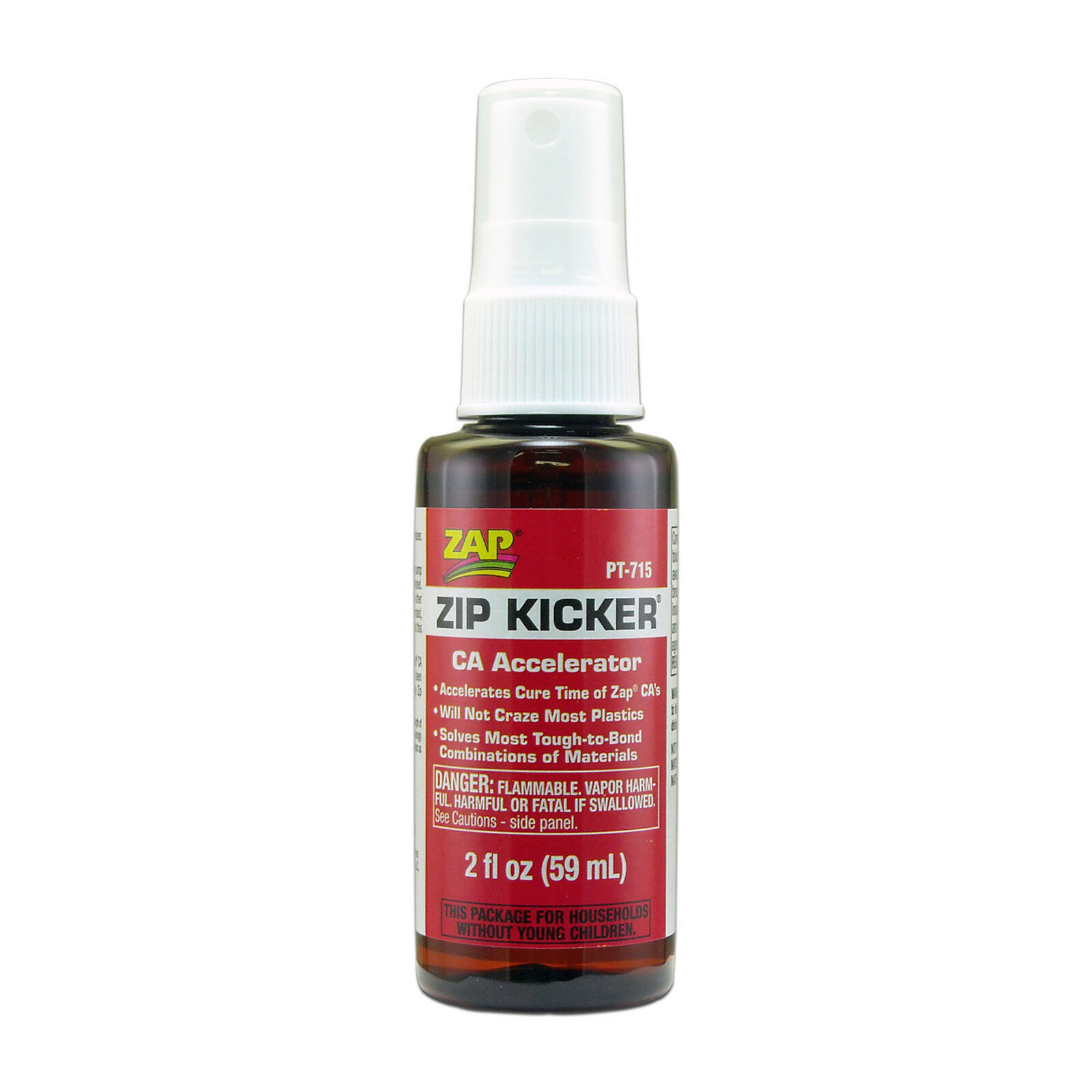 Zip-Kicker Spray CA Accelerator, 2 oz