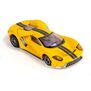 HO 2017 Ford GT Mega G+ Chassis Slot Car, Triple Yellow