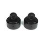 Shock Caps Aluminum Gun Metal Anodized, Vented (2): EB48